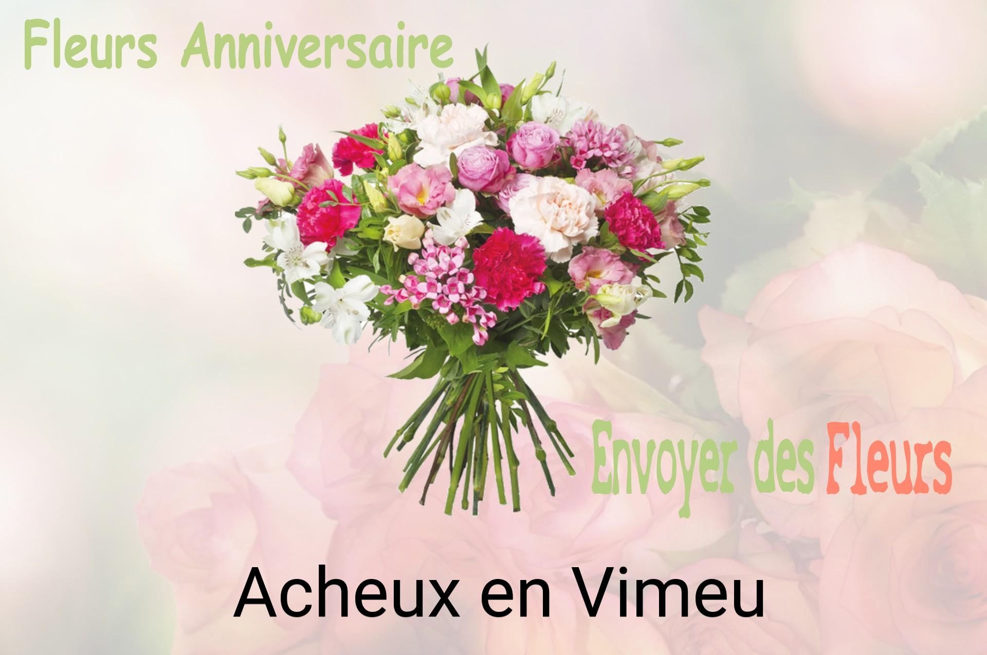 Bouquet de fleurs d’anniversaire livré à Acheux-en-Vimeu