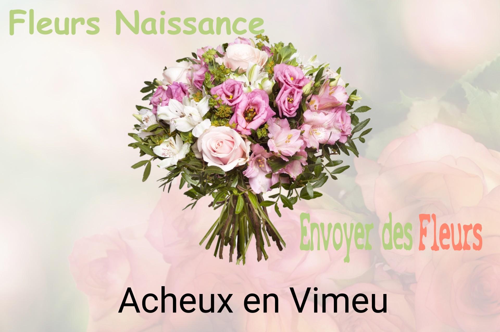 Bouquet de fleurs de naissance livré à Acheux-en-Vimeu